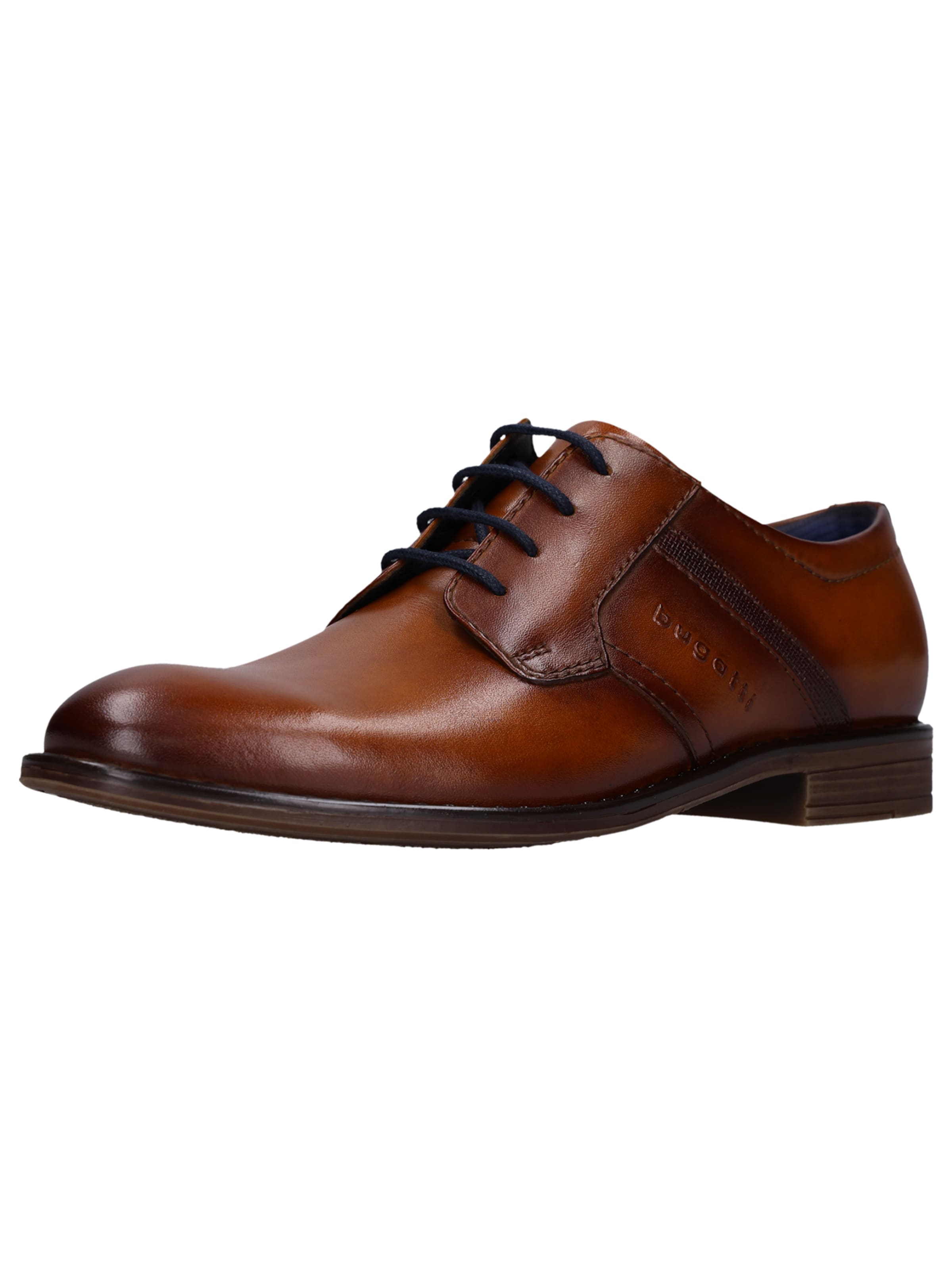 Chaussure à lacets bugatti en marron : devant