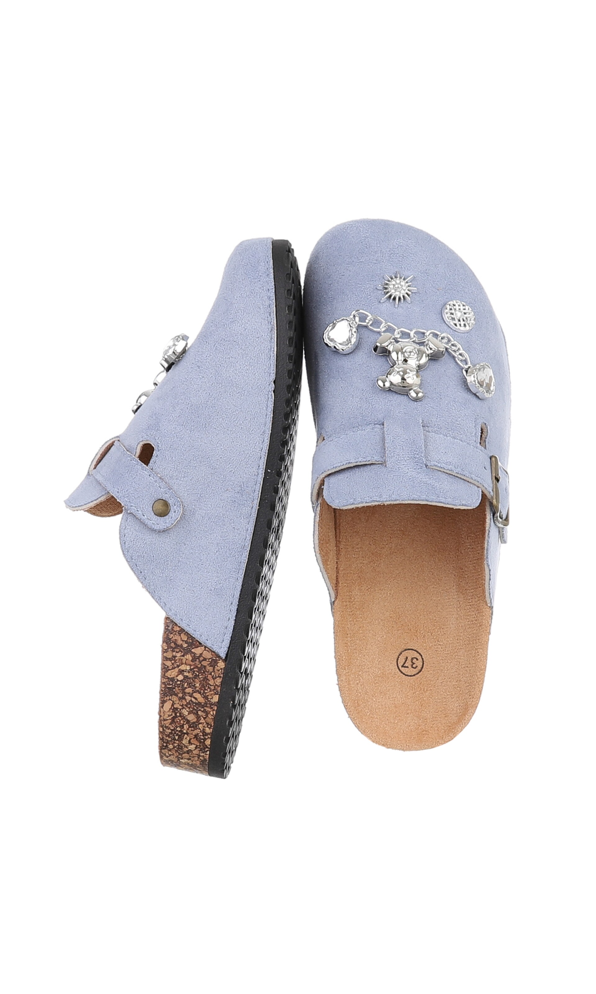 Ital-Design Pantolette in Blau