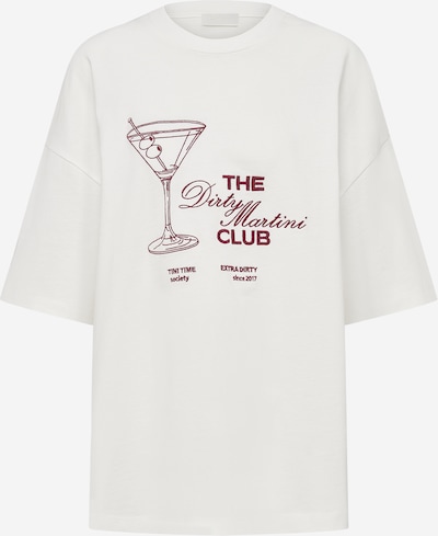 Marškinėliai 'Simona' iš LeGer by Lena Gercke, spalva – kremo / tamsiai rožinė, Prekių apžvalga