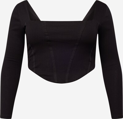 Trendyol Curve Bluse in schwarz, Produktansicht