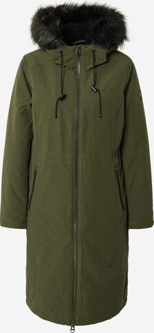 Parka d’hiver Calvin Klein en vert : devant