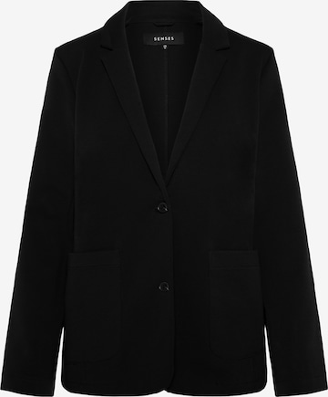 SENSES.THE LABEL Blazer in Black: front