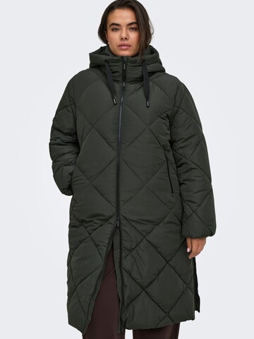 Manteau d’hiver 'CARMaggi' ONLY Carmakoma en gris : devant