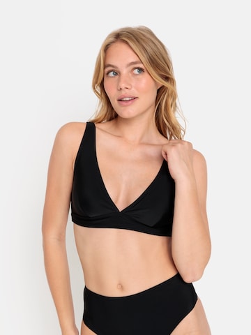 LSCN by LASCANA Bralette Bikini Top 'Gina' in Black: front