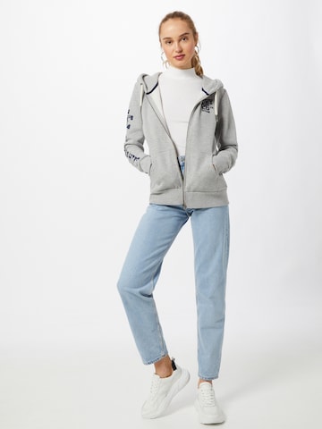 Superdry Sweatjacke in Grau