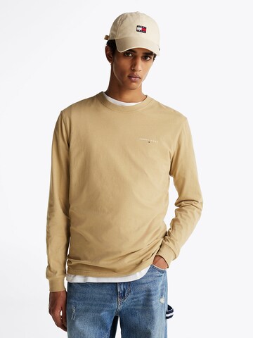 T-Shirt Tommy Jeans en marron : devant