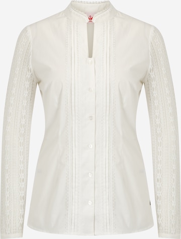 SPIETH & WENSKY Traditional Blouse 'Trudl' in Beige: front