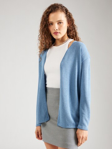 VERO MODA Gebreid vest 'EDDIE' in Blauw: voorkant