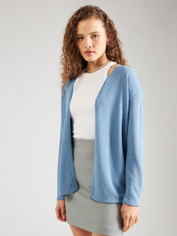 VERO MODA Gebreid vest 'EDDIE' in Blauw: voorkant