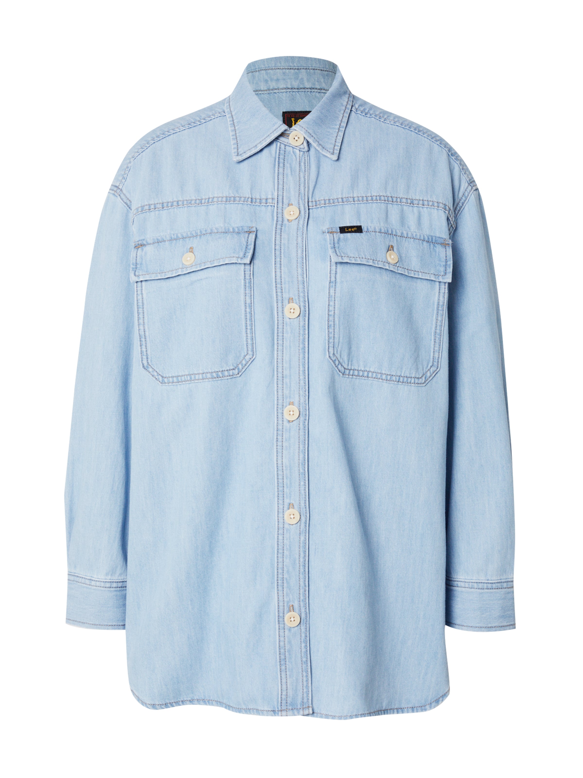 Lee Bluse in Blau: Vorderseite