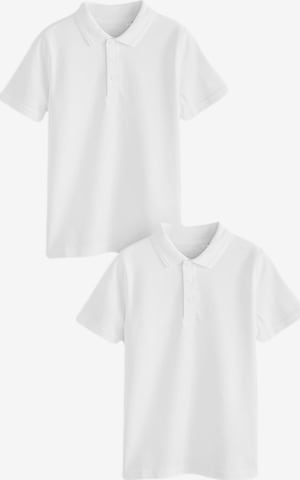 T-Shirt Next en blanc : devant