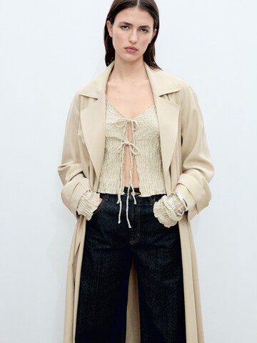 MANGO Between-seasons coat 'Taxi' in Grey: front