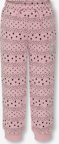 Only Mini Tapered Housut 'KMGAPPALOSA' värissä vaaleanpunainen: etupuoli