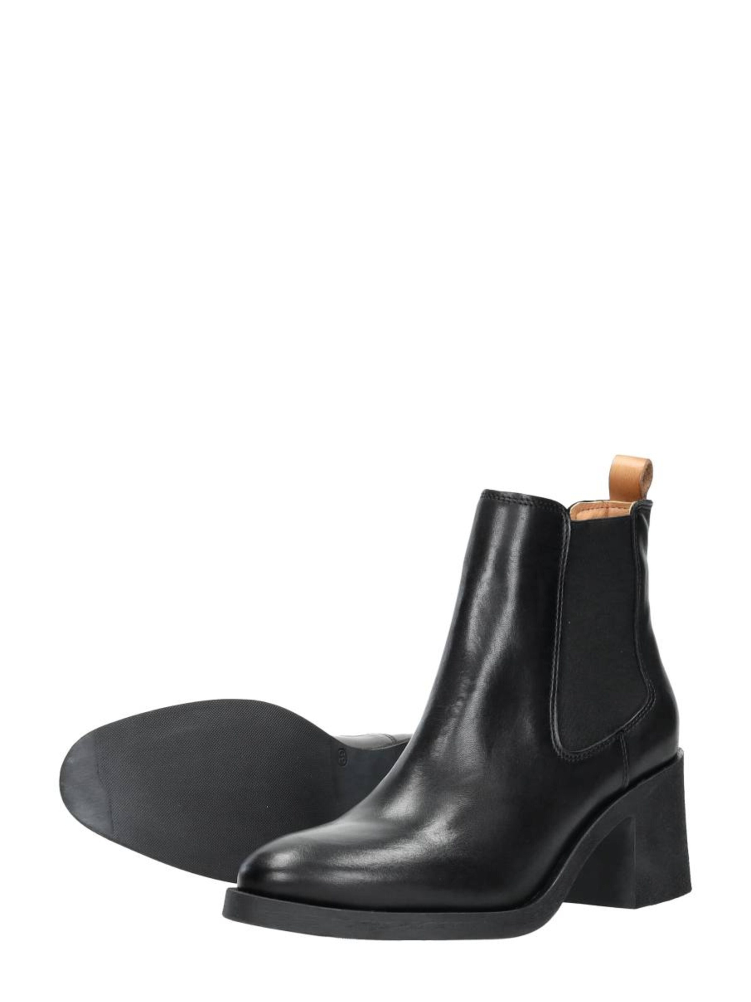 Palpa Chelsea boots 'Enkellaarsjes Hak' in Zwart