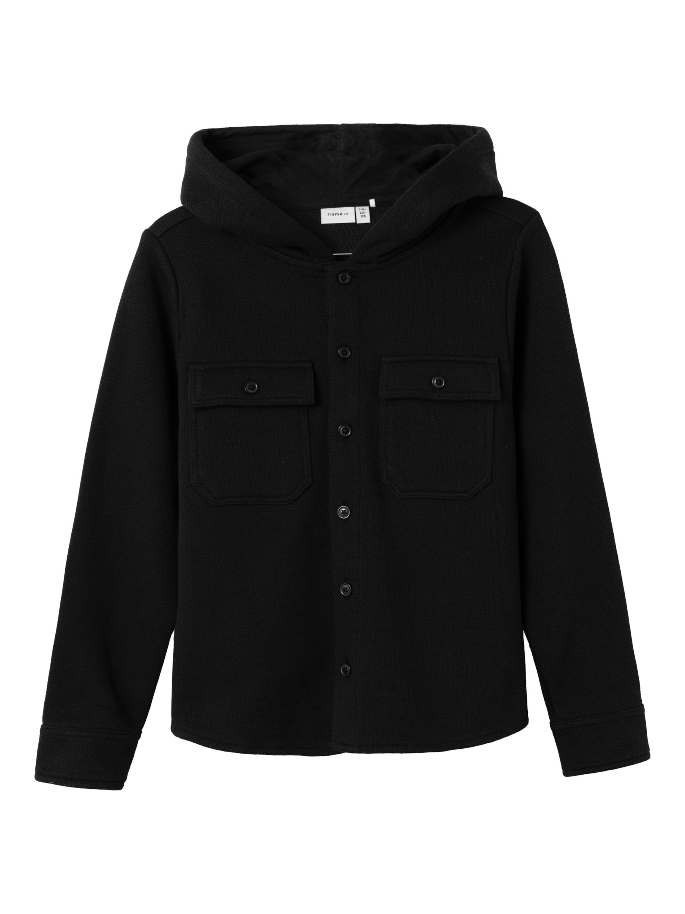 Giacca di felpa 'SOFAN' di NAME IT in nero: frontale