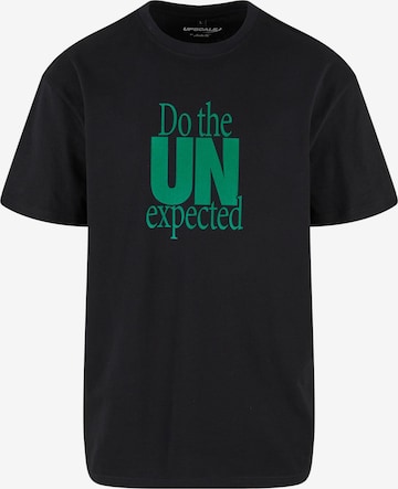MT Upscale Shirt 'Do The Unexpected' in Black: front