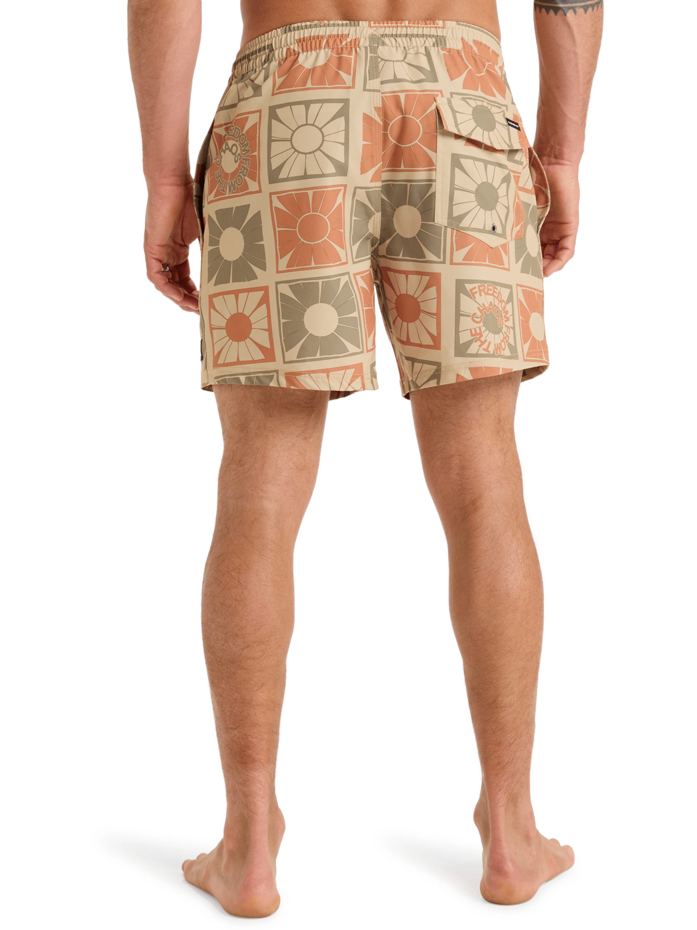 Shorts de bain QUIKSILVER en beige