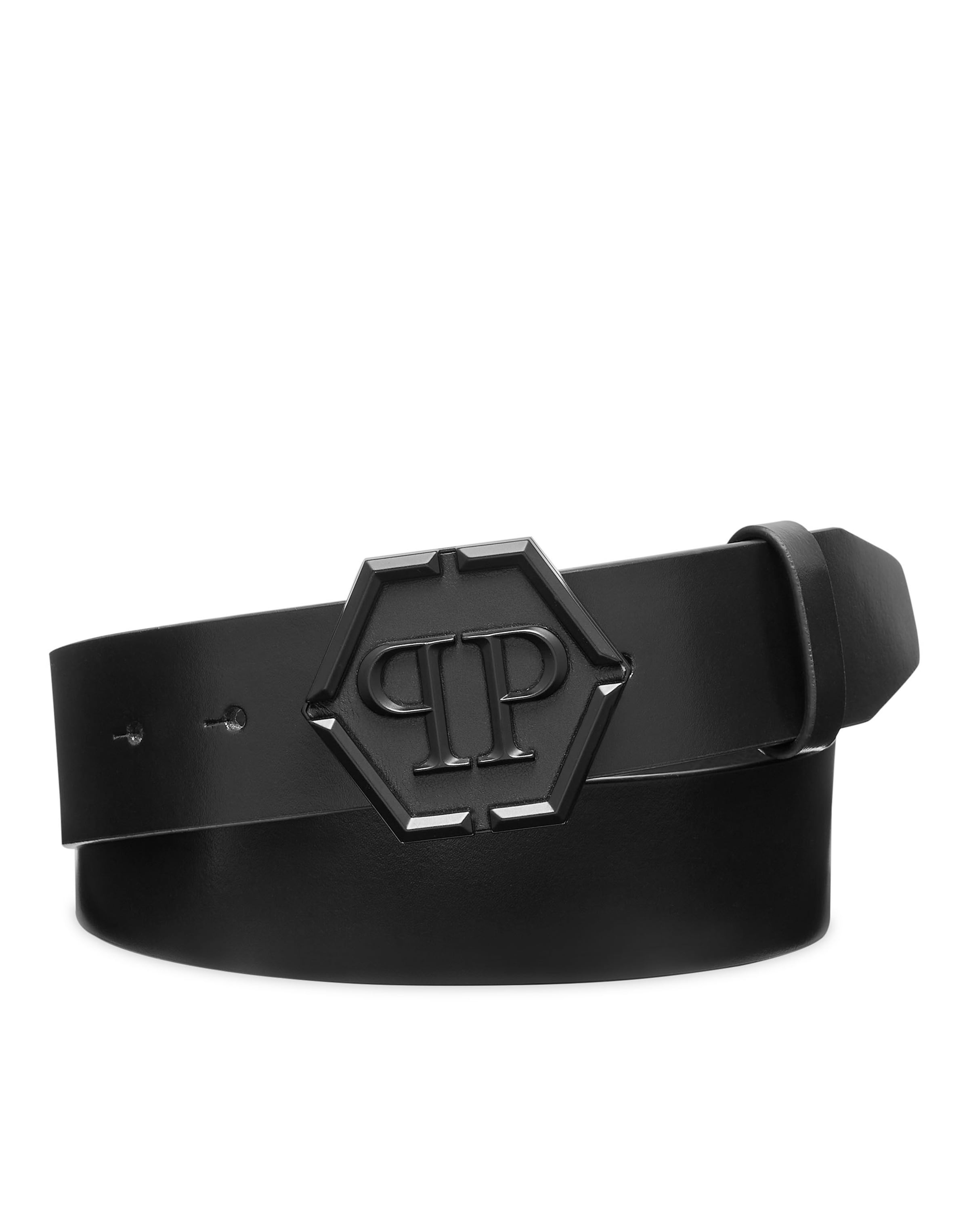 Philipp Plein - Cintos em preto: frente