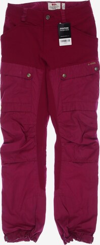 Fjällräven Pants in XS in Red: front