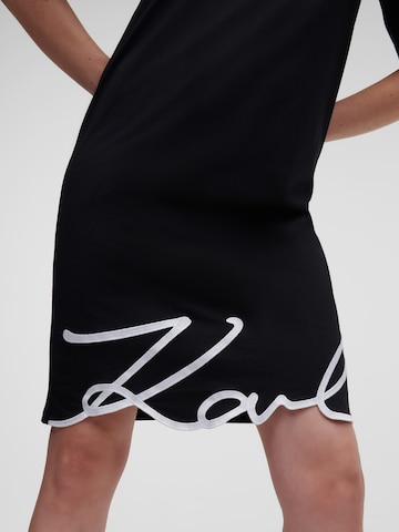 Karl Lagerfeld Kleid in Schwarz