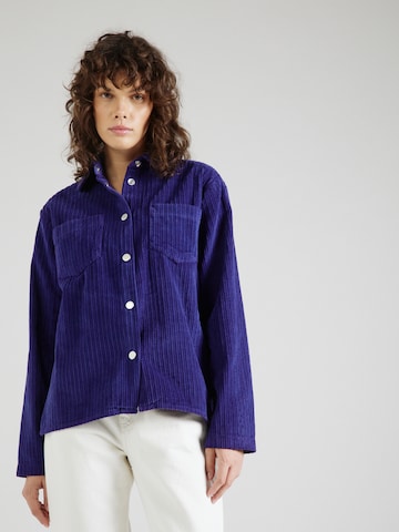 KnowledgeCotton Apparel Blouse in Purple: front
