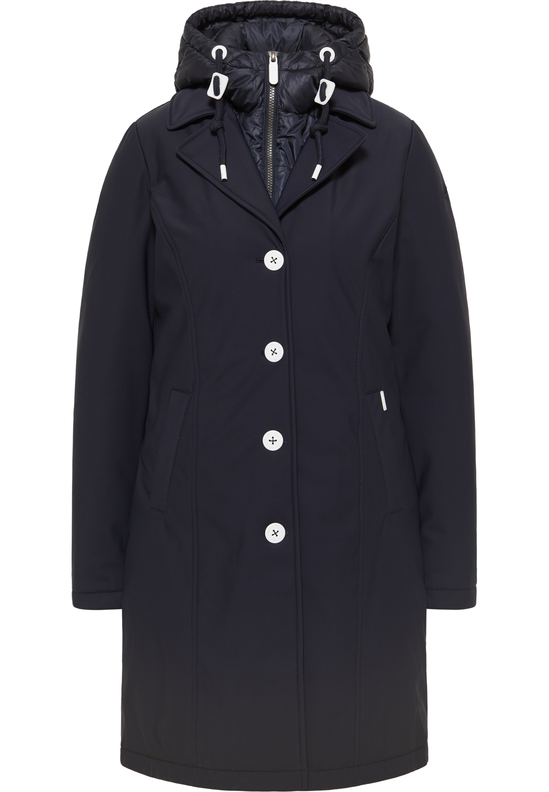 ICEBOUND Χειμερινό παλτό σε μπλε: μπροστά