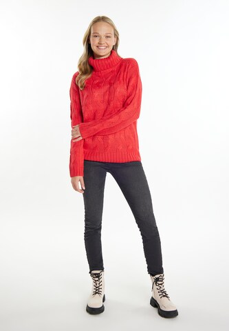 MYMO - Pullover 'Biany' em vermelho