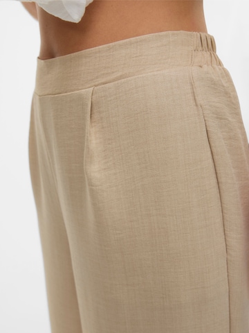 VERO MODA Wide leg Pleat-front trousers 'VMMelaney' in Grey