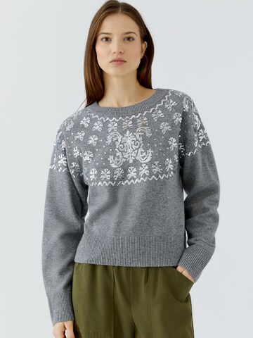 OUI Pullover in Grau: Vorderseite