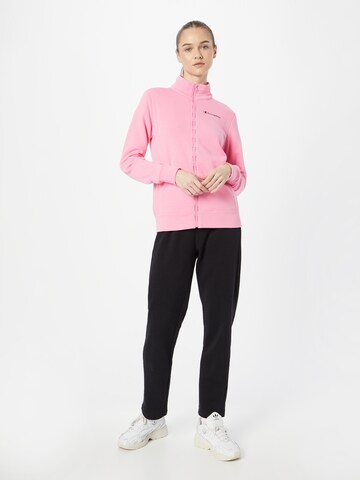 Champion Authentic Athletic Apparel Joggingpak in Roze: voorkant