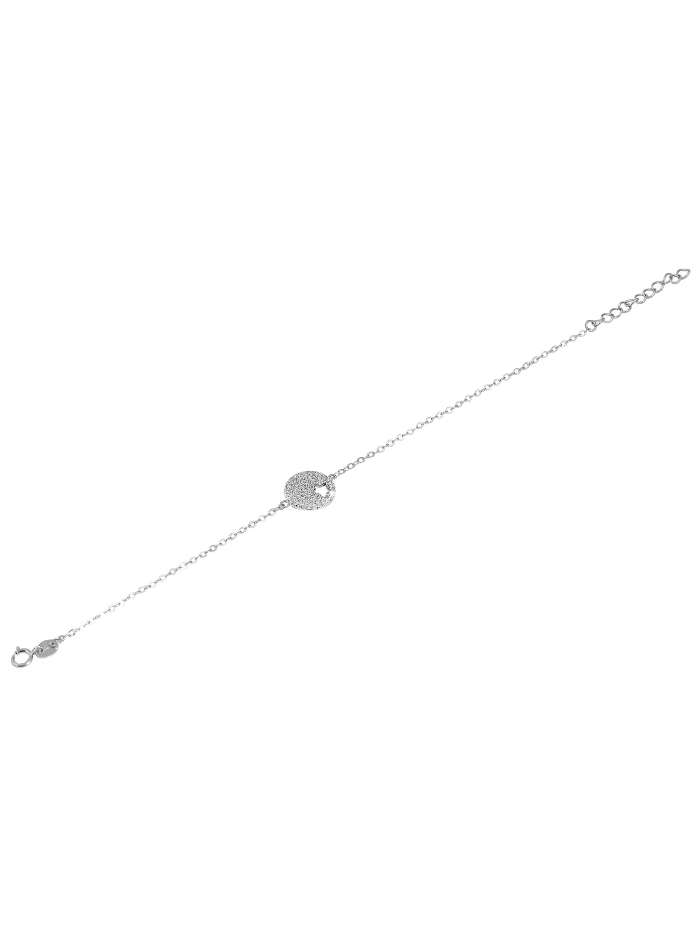 Akzent Bracelet 'Gorana, 925 Sterlingsilber, langlebig' in Silver