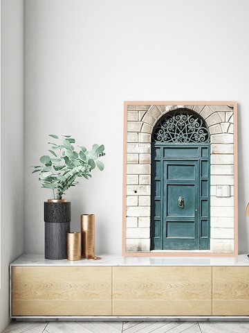 Liv Corday Bild 'Vintage Green Door' in Mischfarben