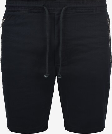 !Solid Regular Pants in Black: front