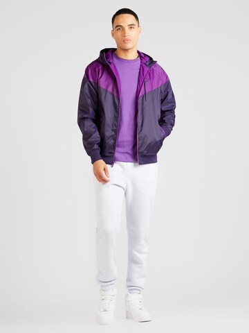 Nike Sportswear - Regular Fit Camisa 'CLUB' em roxo