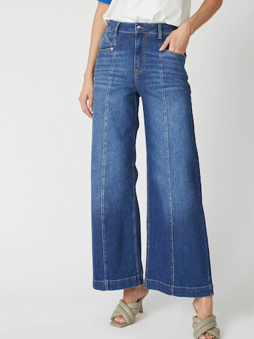 co'couture Zvonové kalhoty Džíny 'Tyler' – modrá: přední strana