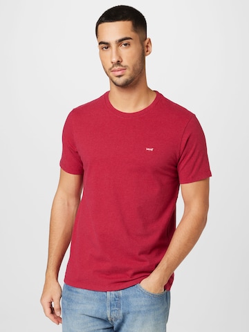 LEVI'S ® Tričko 'Original Housemark Tee' - Červená: predná strana