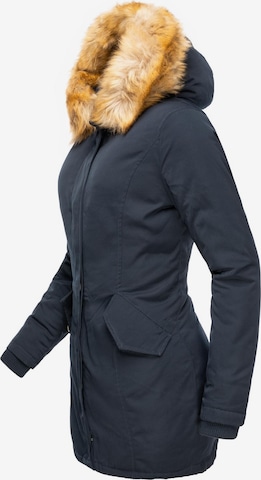 MARIKOO Winterparka 'Karmaa' in Blauw