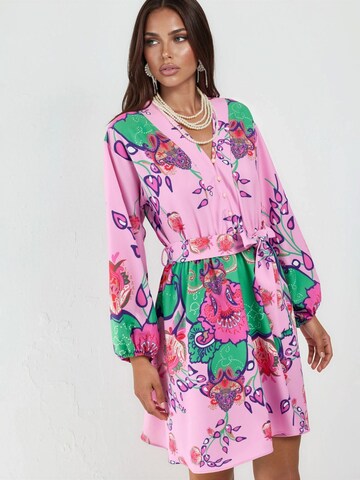 MSN Collection Mini Kleid in Pink