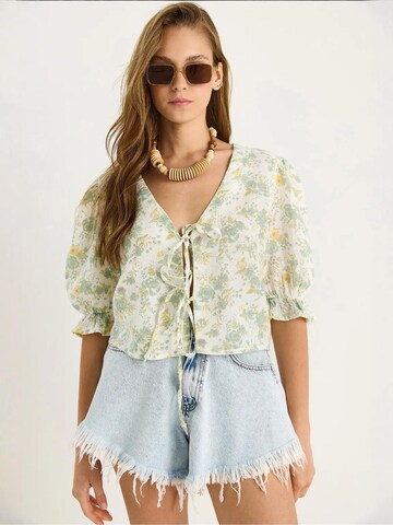 Chemisier Bianco Lucci en blanc : devant