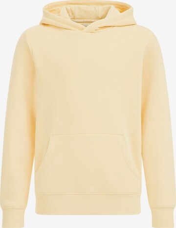 Sweat WE Fashion en jaune : devant