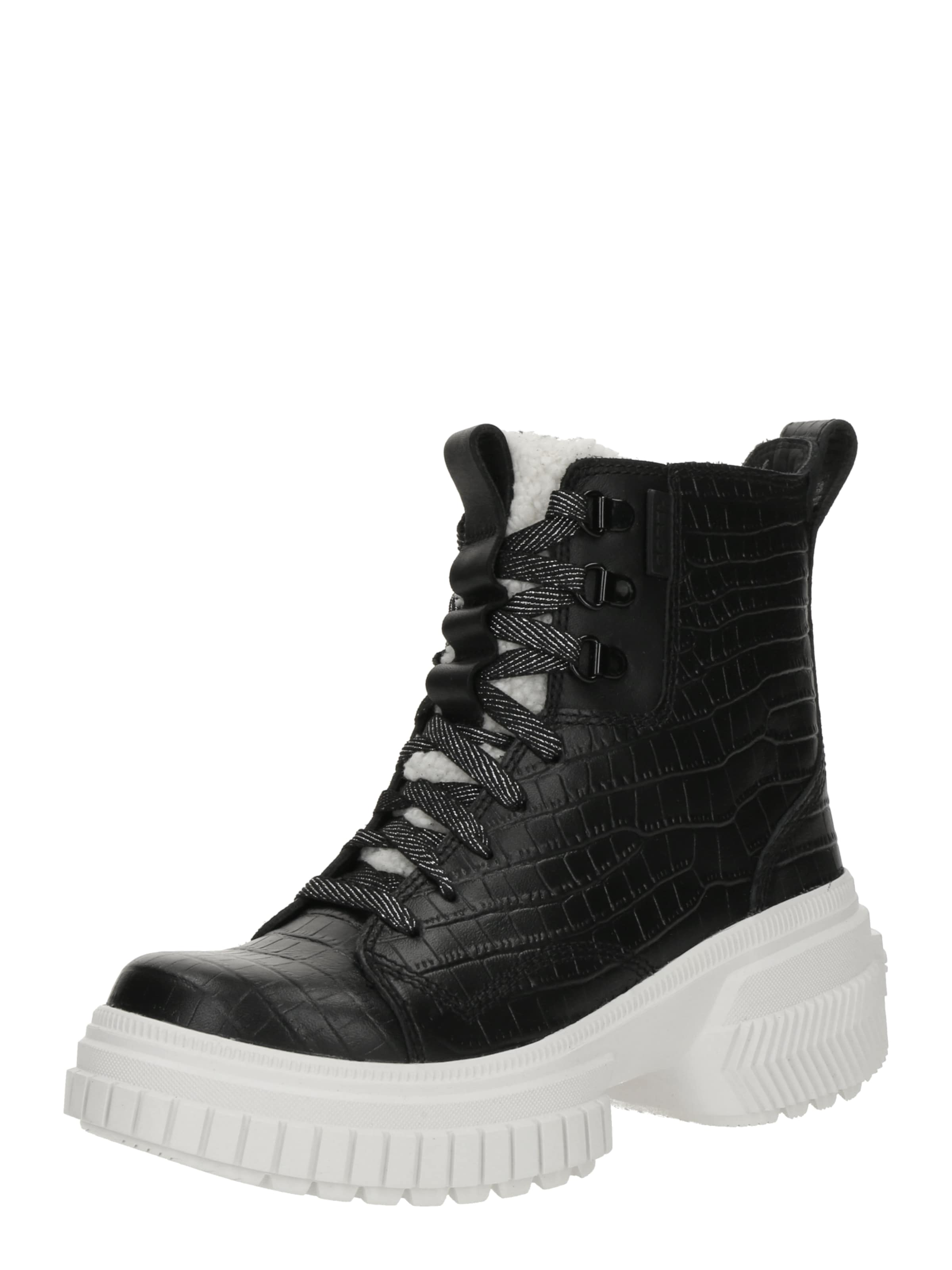 SOREL Snørestøvler 'ONA AVE' i sort: forside