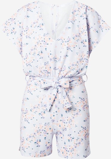 SISTERS POINT Jumpsuit 'V.PLAY3' in de kleur Blauw / Lila / Abrikoos / Wit, Productweergave