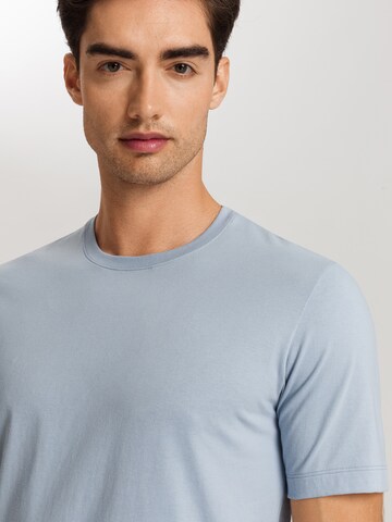 Hanro T-Shirt ' Living Shirts ' in Blau