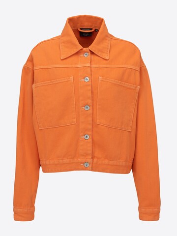 ABOUT YOU x VIAM Studio Prehodna jakna 'GEORGE' | oranžna barva: sprednja stran