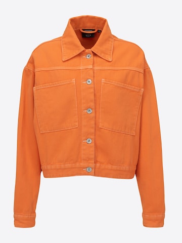 ABOUT YOU x VIAM Studio Between-Season Jacket 'GEORGE' in Orange: front