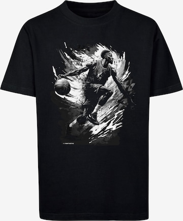 F4NT4STIC Shirt 'Basketball Sports' in Black: front