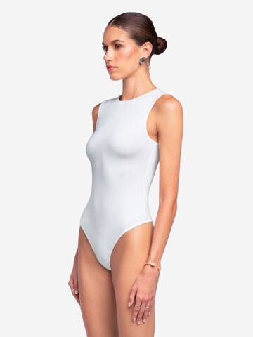 OW Collection Shirtbody i hvid