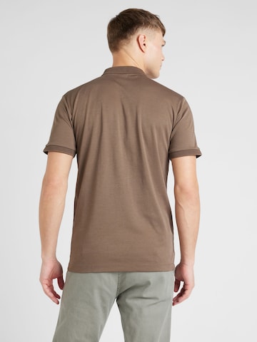 SELECTED HOMME T-shirt 'FAVE' i brun