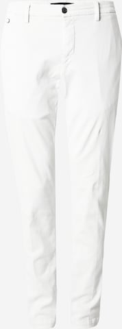 Coupe slim Pantalon chino 'BENNI' REPLAY en blanc : devant