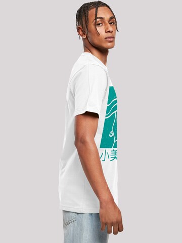 T-Shirt 'Disney Ariel The Little Mermaid Hair Stroke' F4NT4STIC en blanc